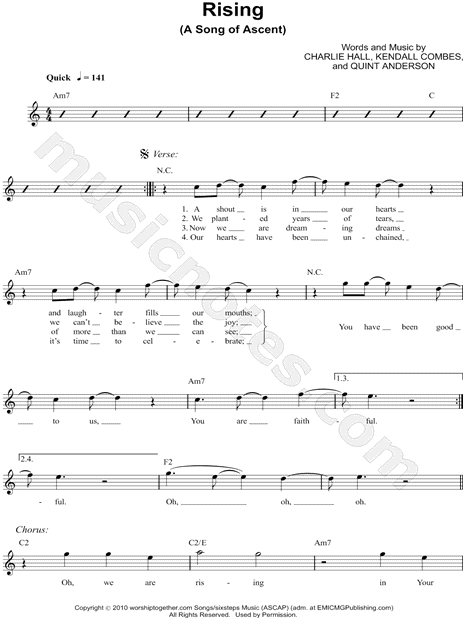 Rising (A Song of Ascent)