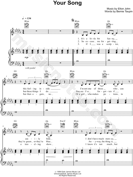 Your Song