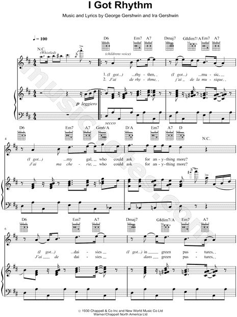 I Got Rhythm