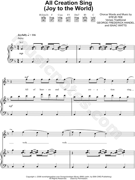 All Creation Sing (Joy to the World)