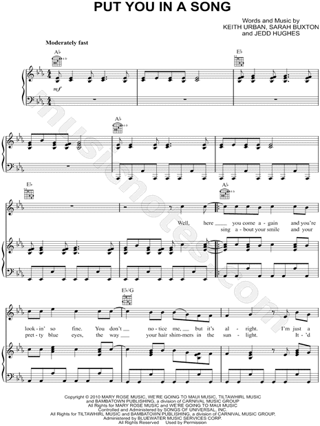 Put You in a Song