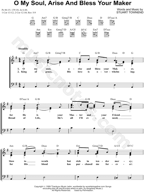 O My Soul, Arise and Bless Your Maker