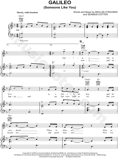Galileo (Someone Like You)