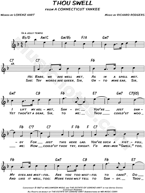 Thou Swell