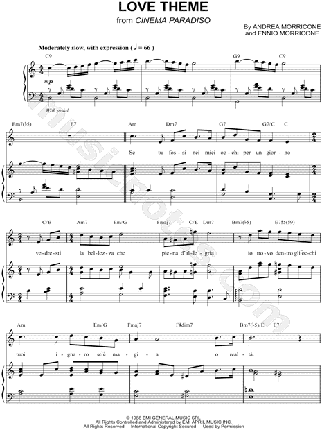 Love Theme from Cinema Paradiso