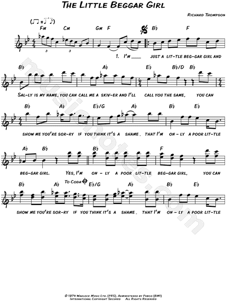 The Little Beggar Girl