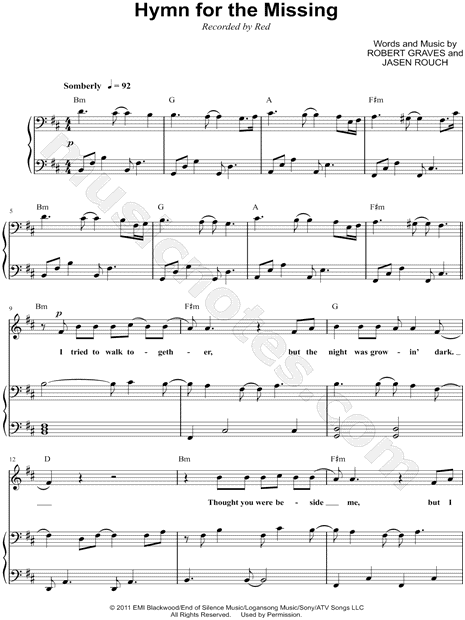Hymn for the Missing
