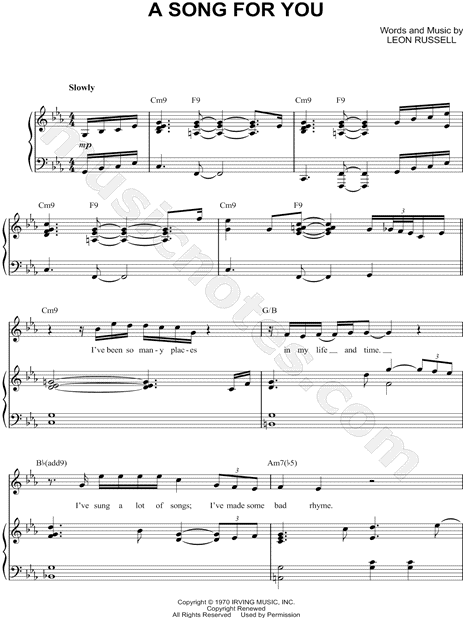 A Song for You