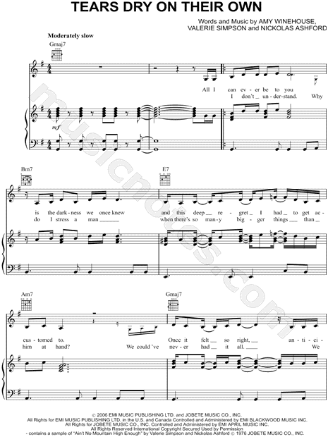 Tears Dry (Original Version)