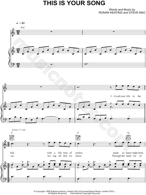 This Is Your Song
