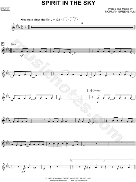 Spirit in the Sky - French Horn