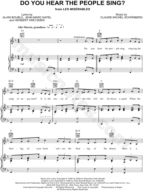 Do You Hear the People Sing?