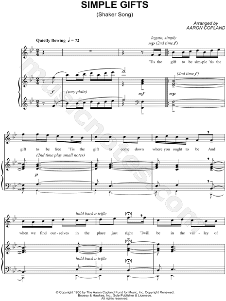 Simple Gifts (Shaker Song)