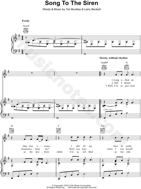 Song to the Siren