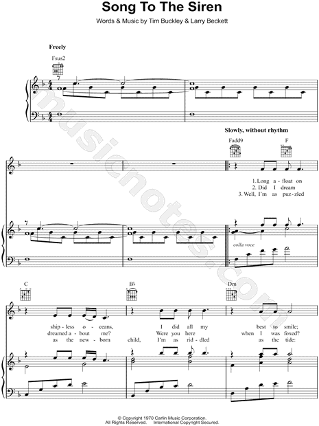 Song to the Siren