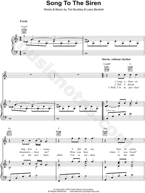 Song to the Siren