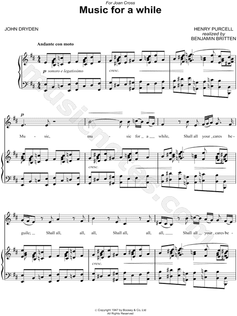 Music for a While
