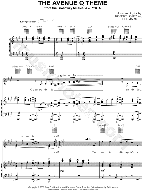 The Avenue Q Theme