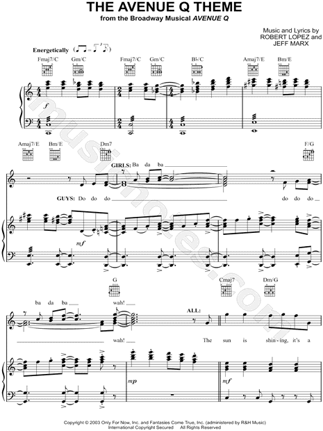 The Avenue Q Theme