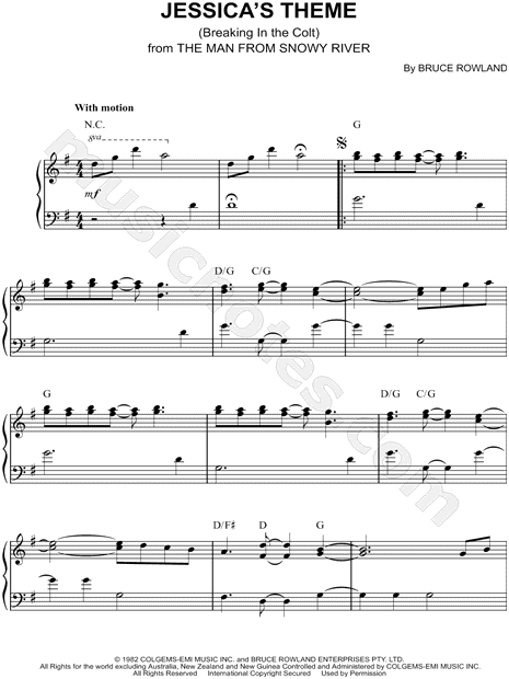 Jessica's Theme (Breaking in the Colt)