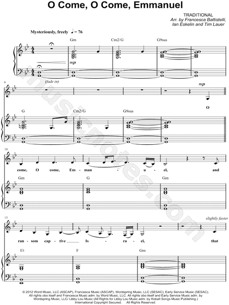 O Come, O Come, Emmanuel