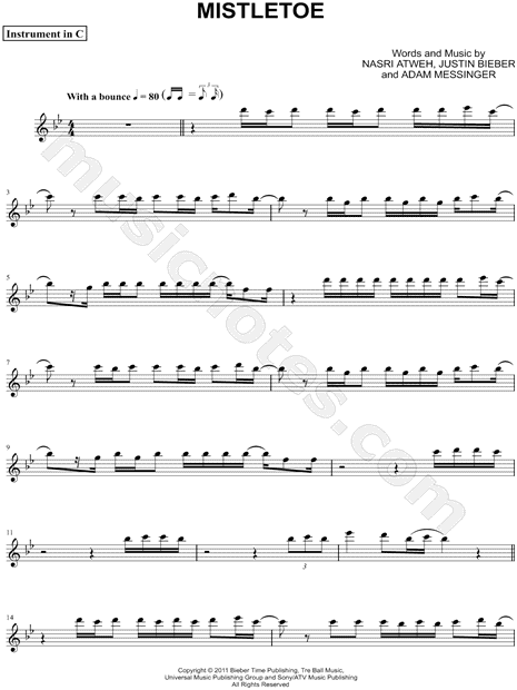 Mistletoe - C Instrument