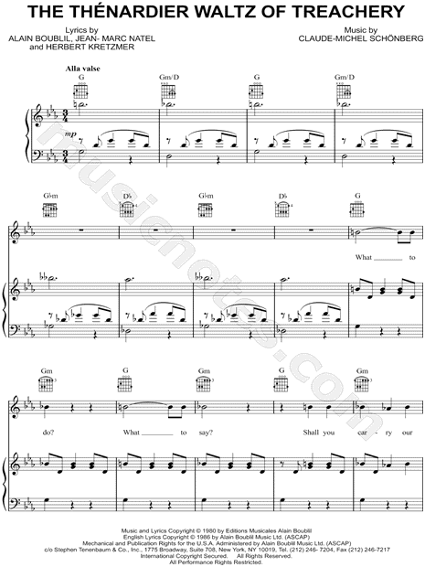 The Thénardier Waltz of Treachery