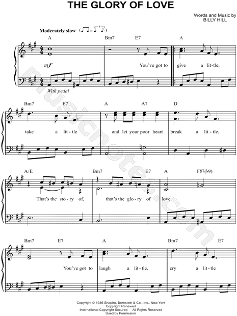 The Glory of Love