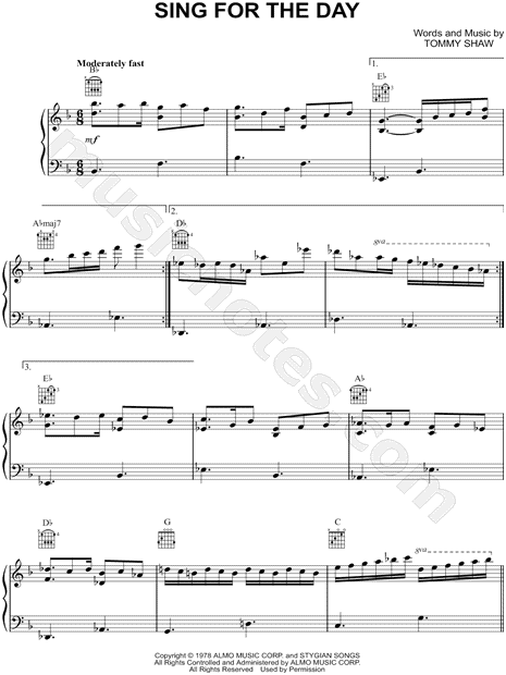 Sing for the Day