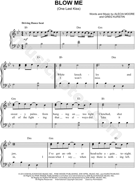Blow Me (One Last Kiss)