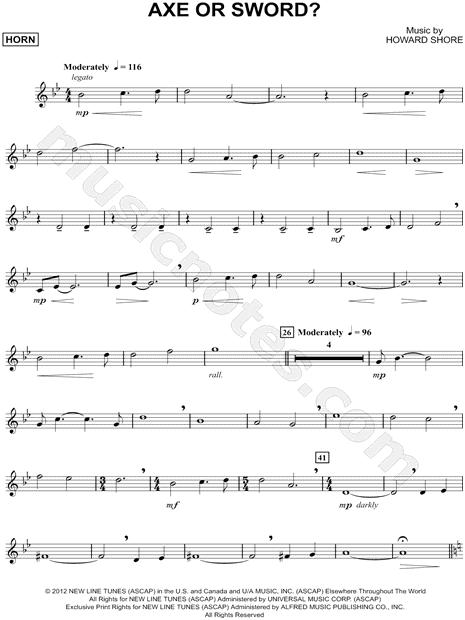 Axe or Sword? - French Horn