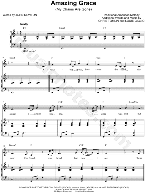 Amazing Grace (My Chains Are Gone)