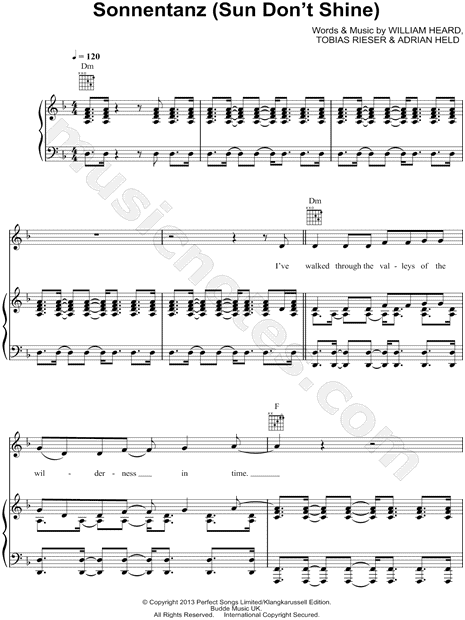 Sonnentanz (Sun Don't Shine)