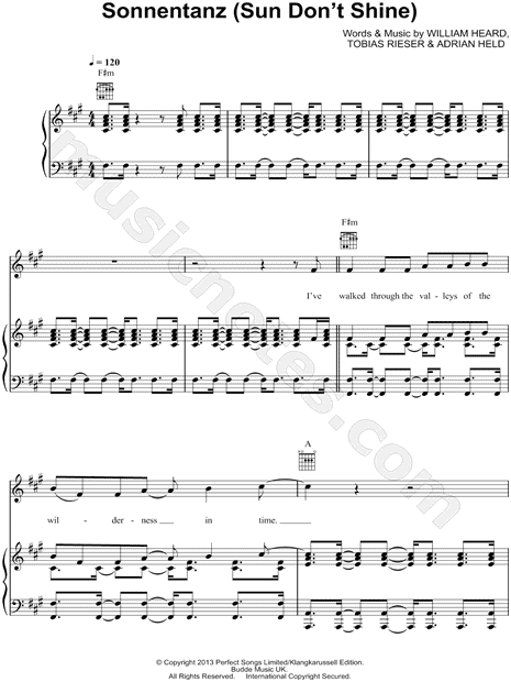 Sonnentanz (Sun Don't Shine)