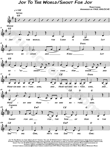 Joy To the World / Shout for Joy