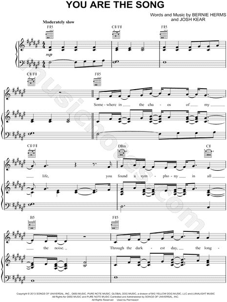 You Are the Song