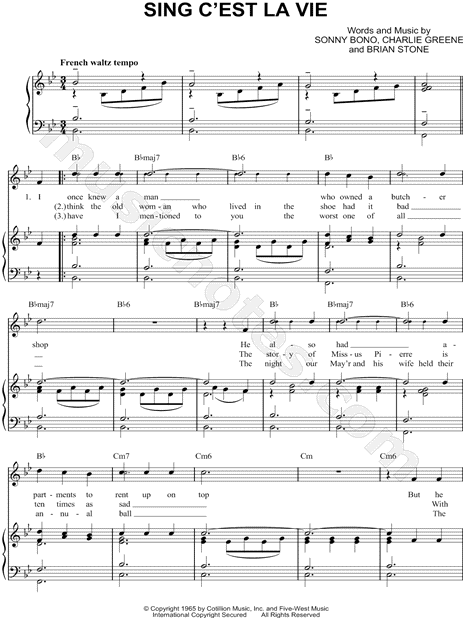 Sing C'est La Vie