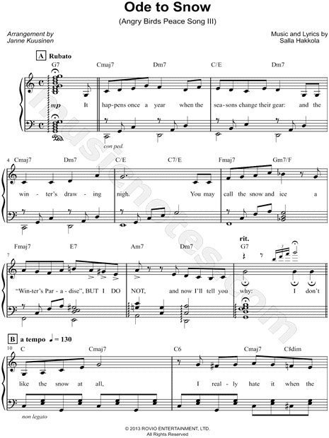 Ode to Snow