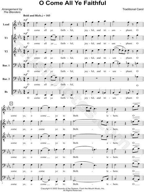 O Come, All Ye Faithful