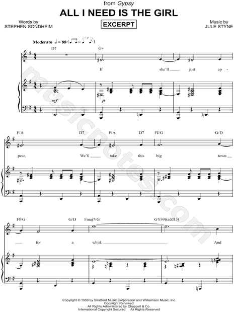 All I Need is the Girl [Excerpt]
