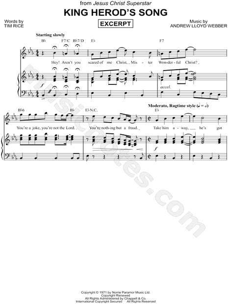 King Herod's Song [Excerpt]