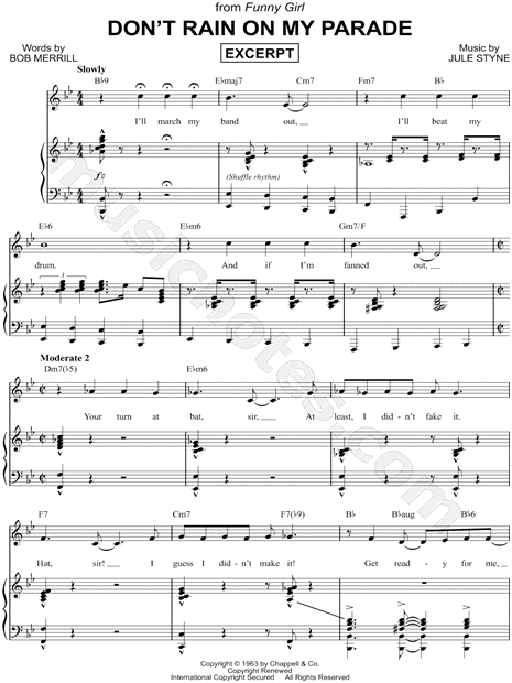 Don't Rain on My Parade [Excerpt]