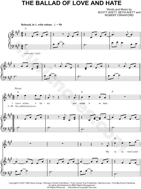 The Ballad of Love and Hate