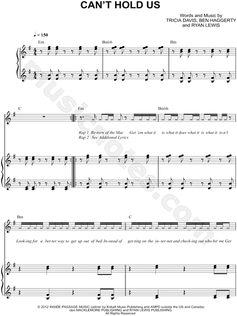 Can't Hold Us [Brass Parts Included]