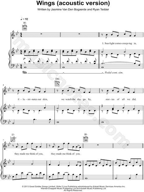 Wings (Acoustic Version)
