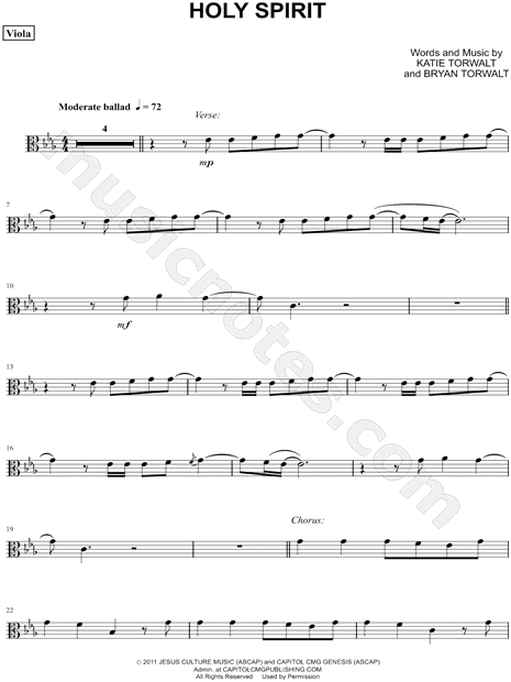 Holy Spirit - Viola