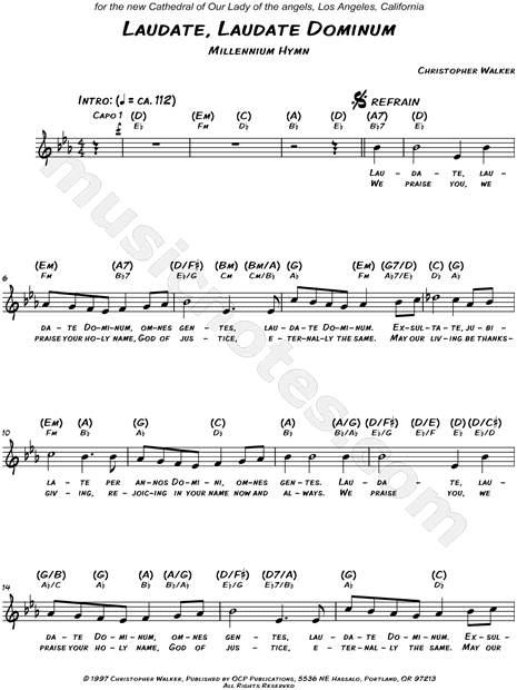 Laudate, Laudate Dominum