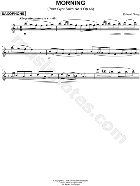 Morning from Peer Gynt Suite No. 1 [Main Theme]