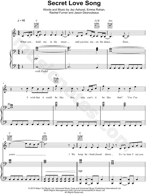 Secret Love Song