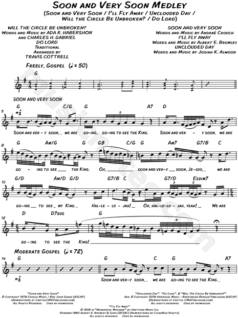 Soon and Very Soon [Medley]